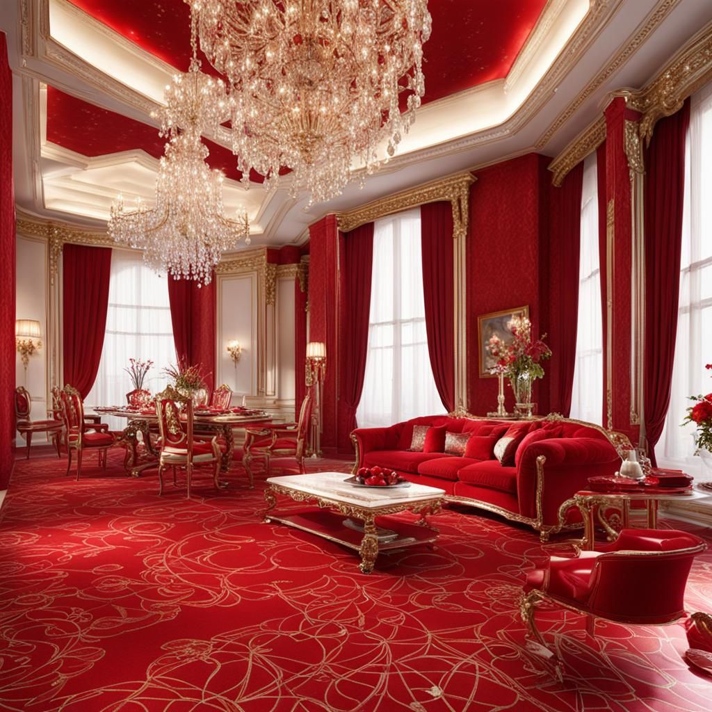 Dazzling Display of Luxury in Red Tones
