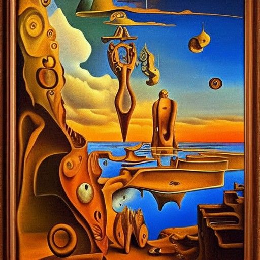 Surreal Atlantis Rising: A Dreamlike Canvas