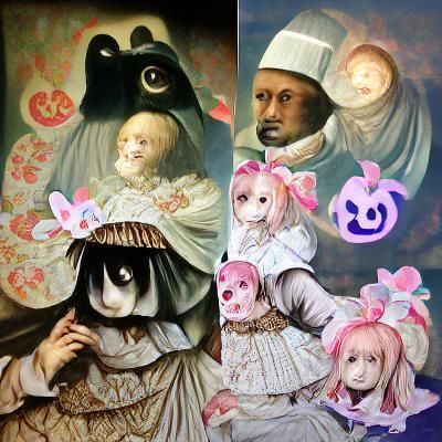 Kawaii Dark Renaissance Fusion: A Bleak Future