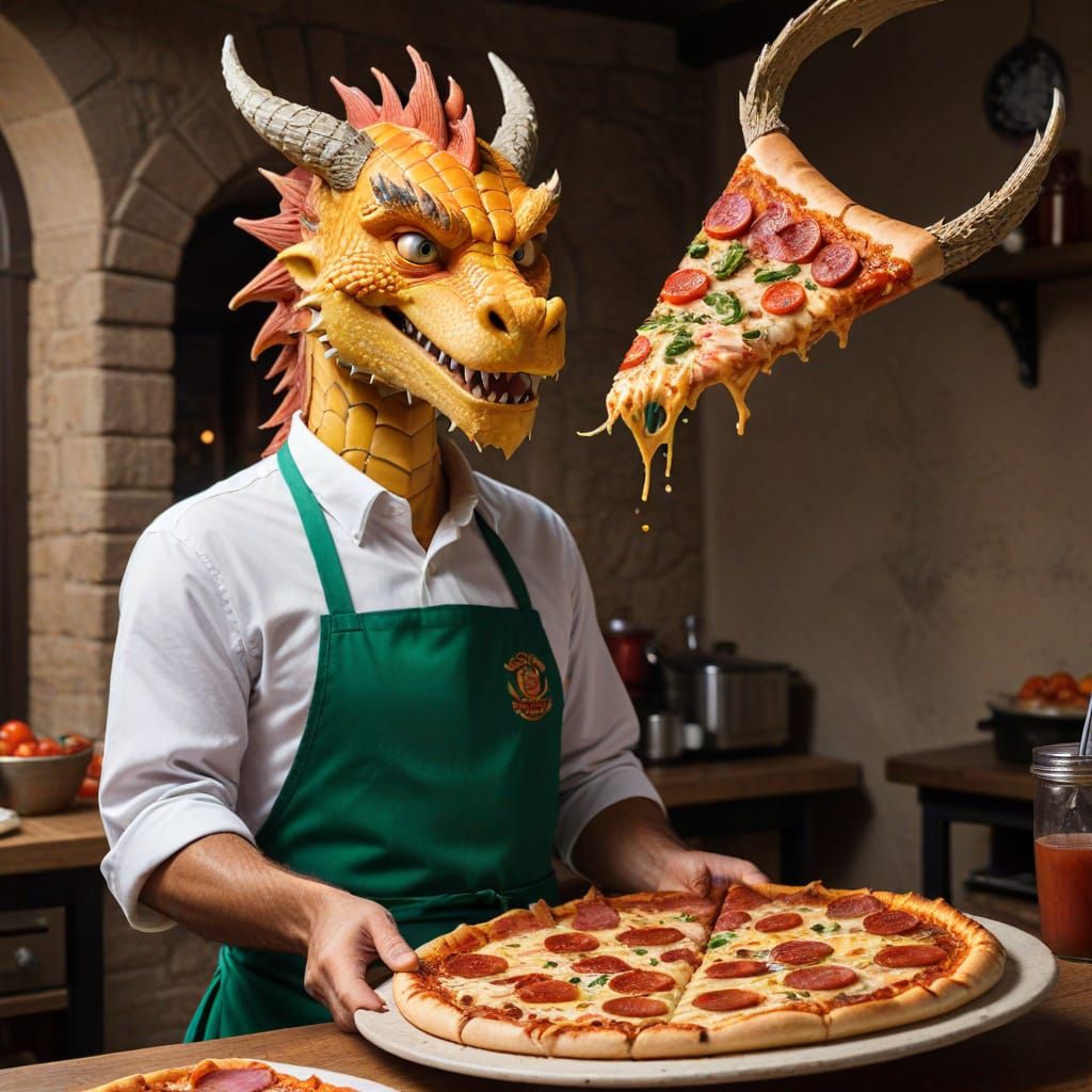 Dragon Pizza Delivery Man