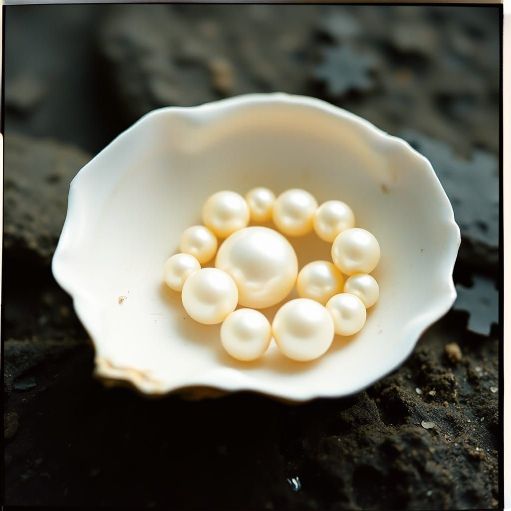 Cinematic Pearls: Soft Light Forged in Silence