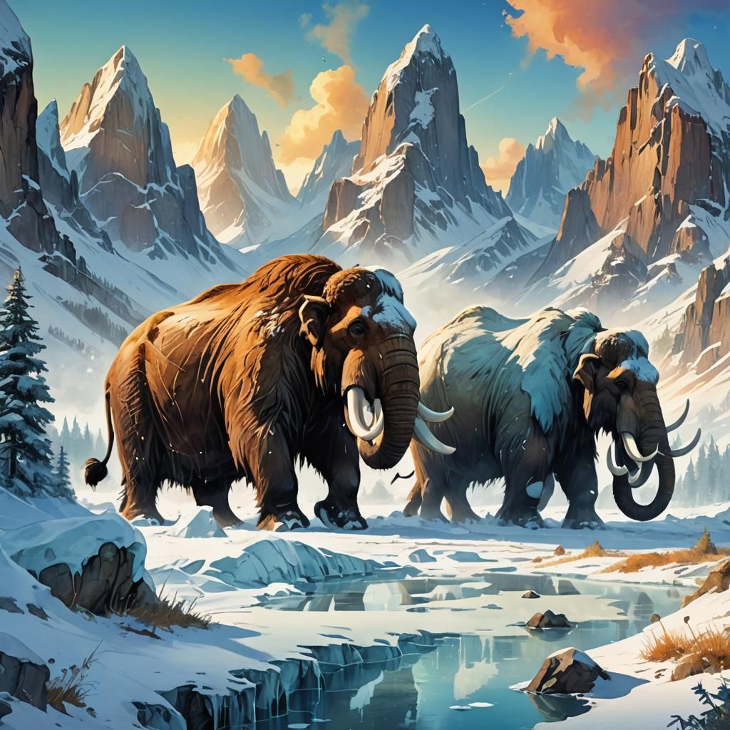 Prehistoric - Mammoths in Ice Age