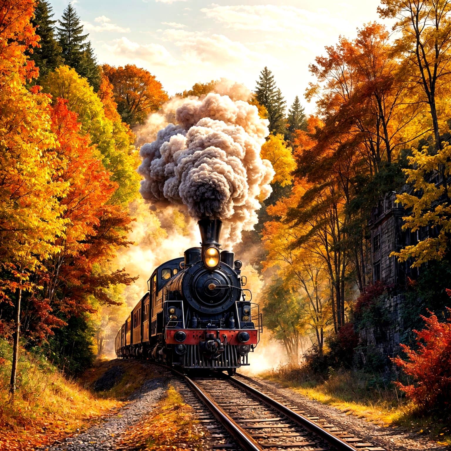 Fall train ride.