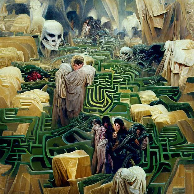 Intricate Maze Inspired by Famed Illustrator