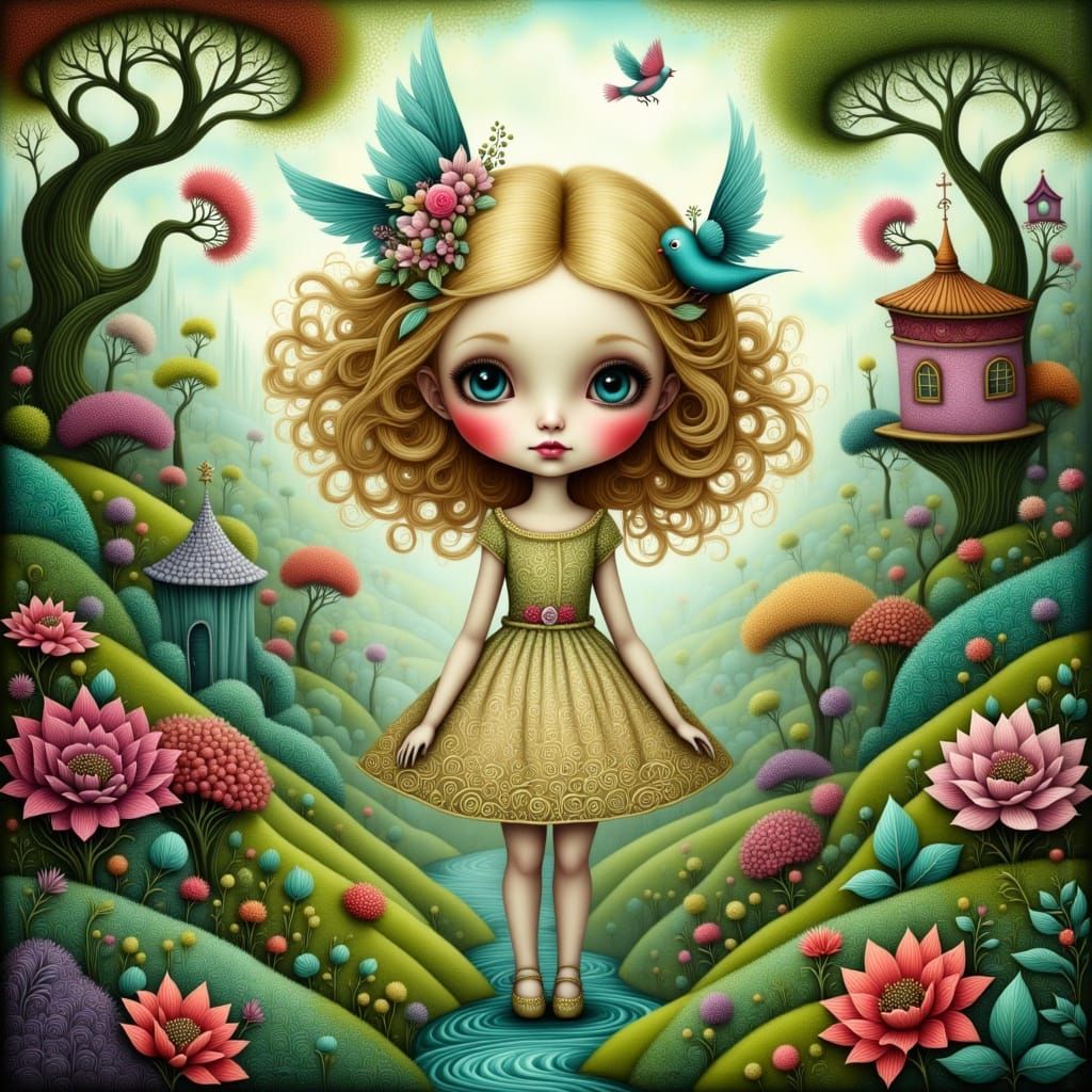 <lora:Weird Whimsy:1.0> Doll