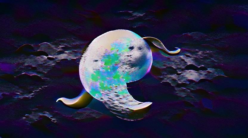 Full Moon Digital Rendering