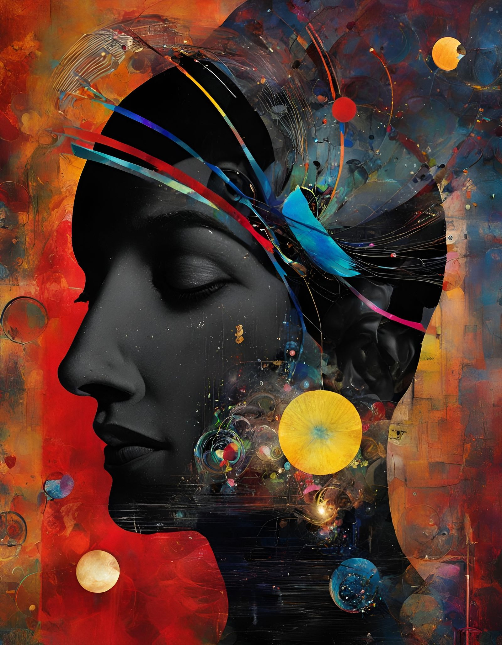 Surreal Dreamscape Inspired by Man Ray