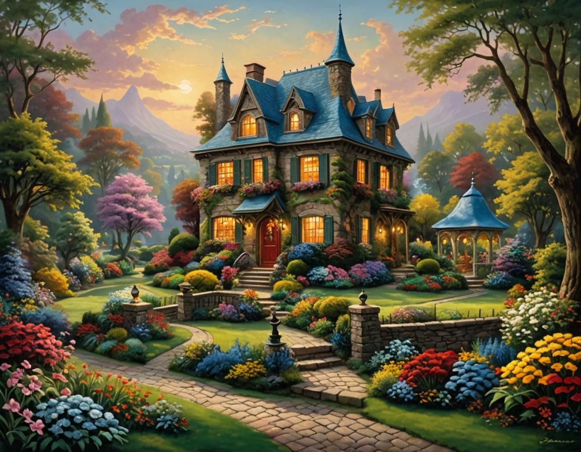 Cinderella in a Vintage Garden Wonderland