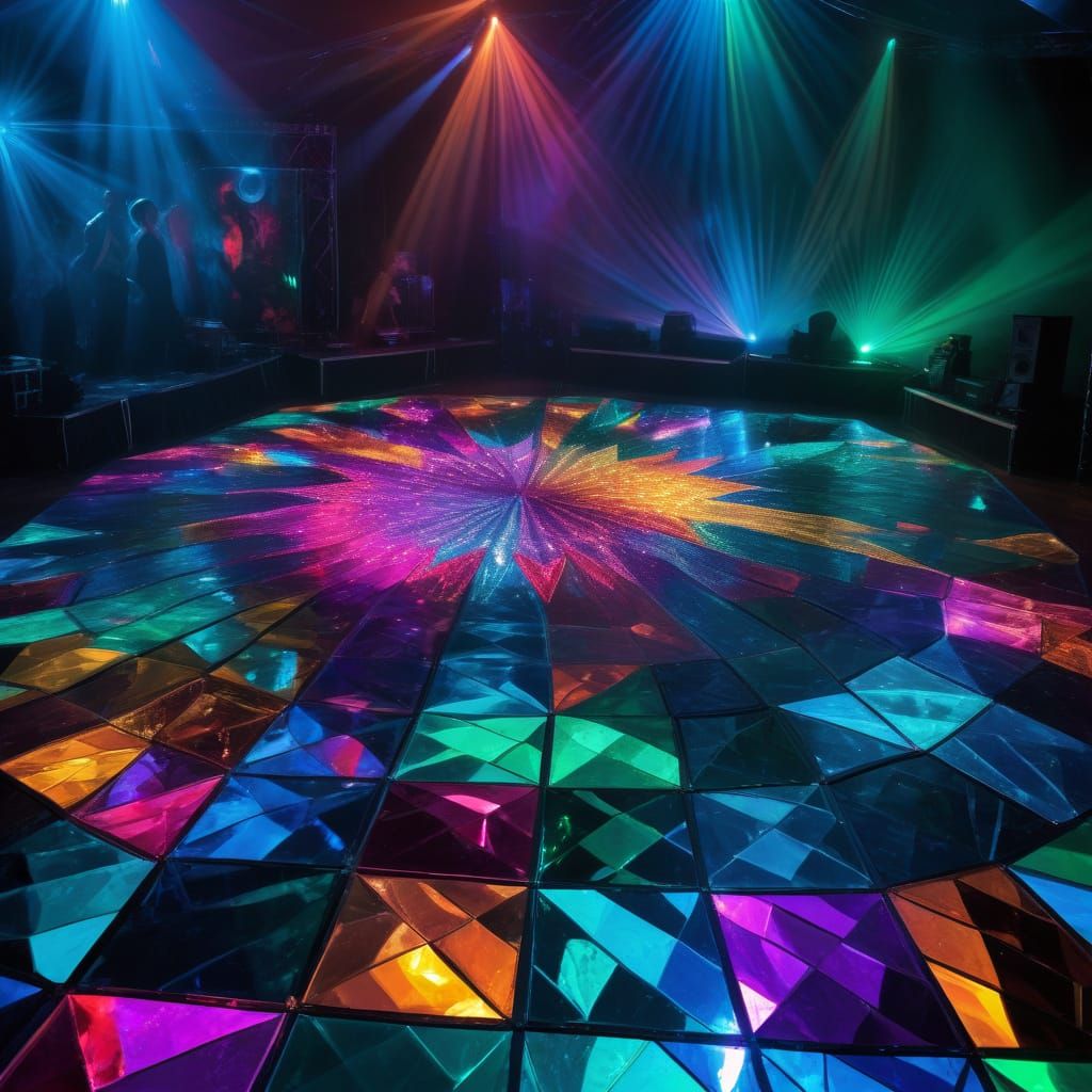 Vibrant Disco Gem Interior