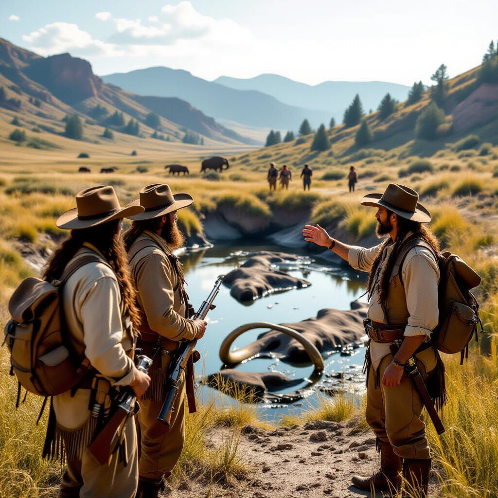 Pioneers Discover Mammoth Fossils in Tar Pits