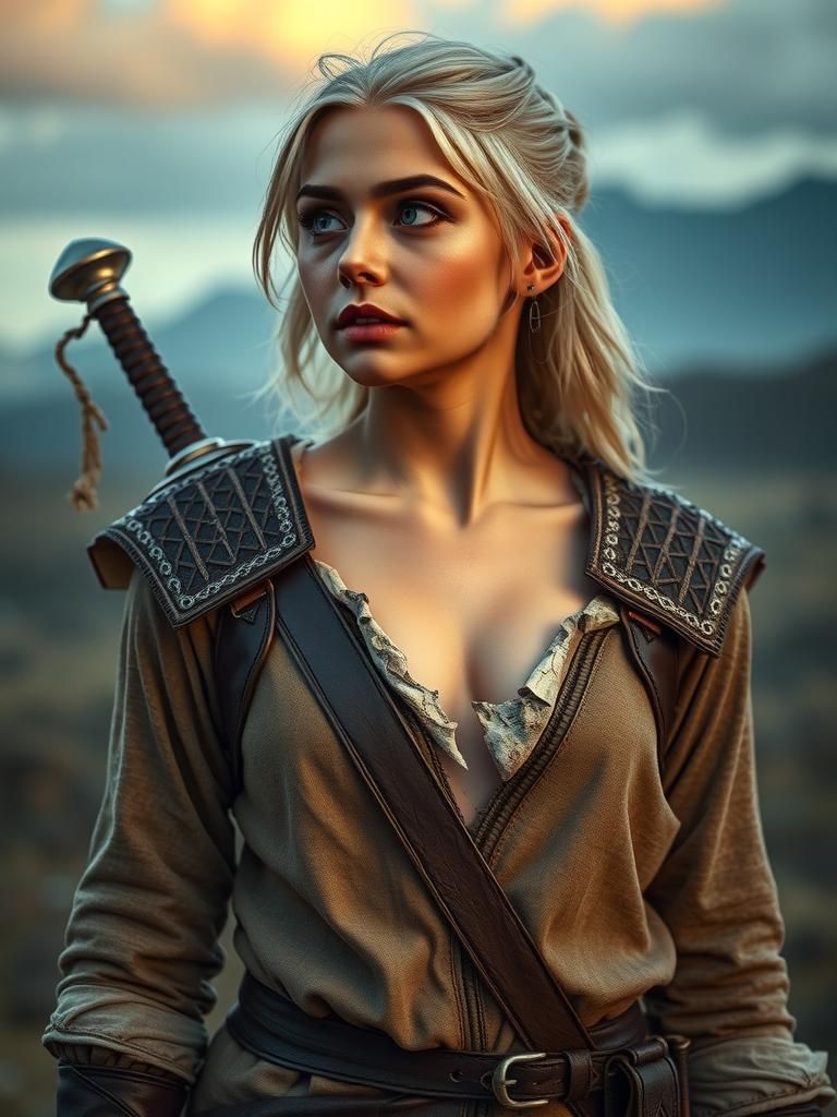 Ciri from The Witcher: A Cinematic Portrait