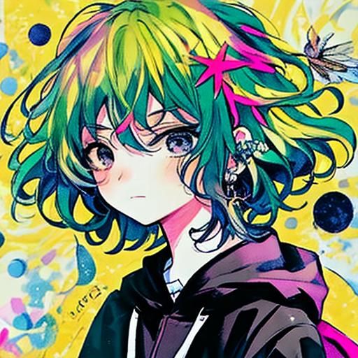 Abstract Design with Layered Colors and Textures