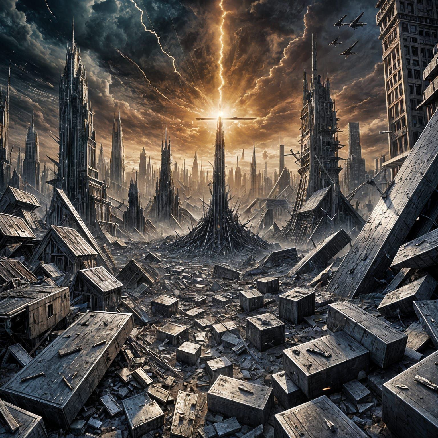 Apocalyptic Hallucination with Razor Sharp Edges