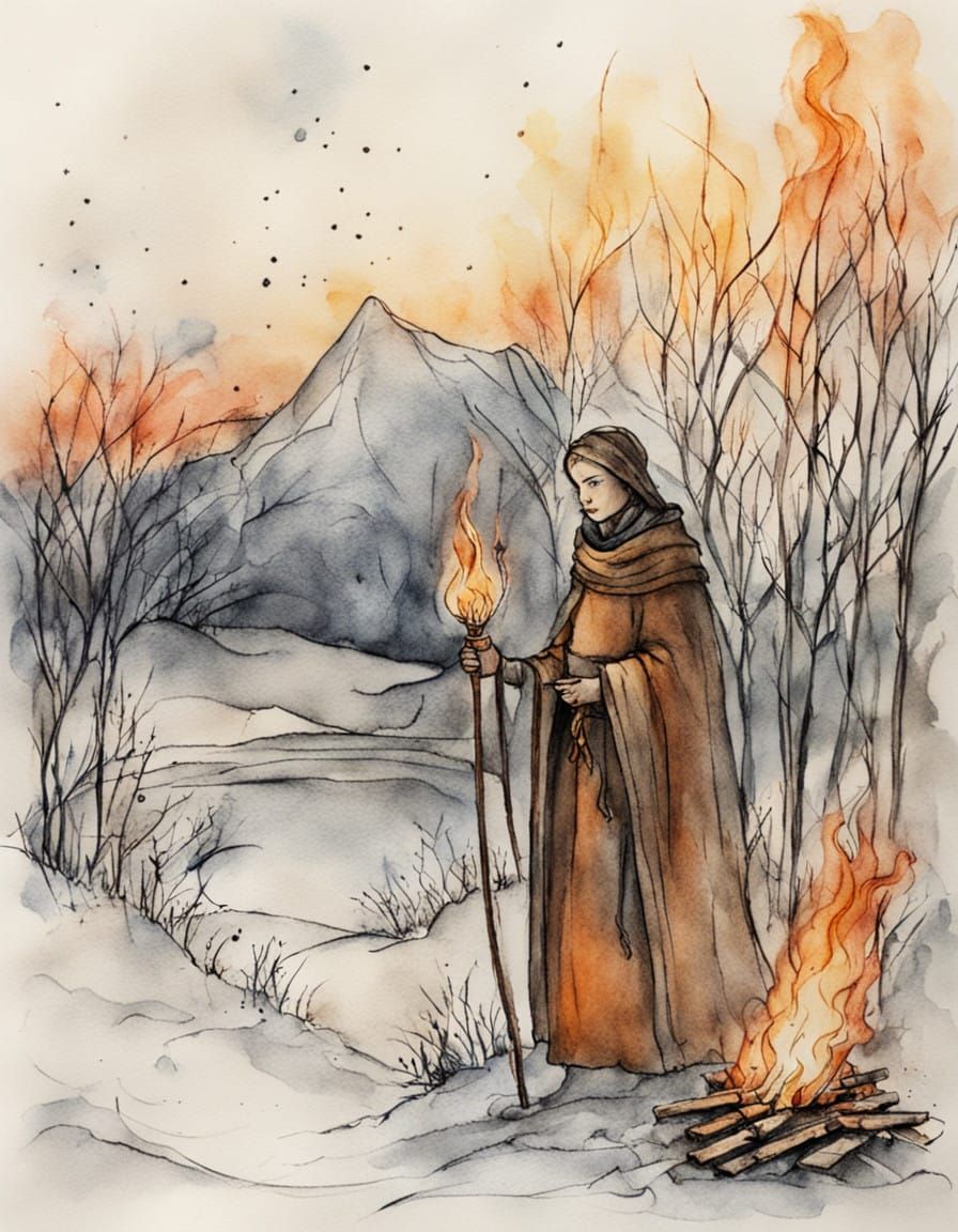 Fiery Imbolc Flame Escapes