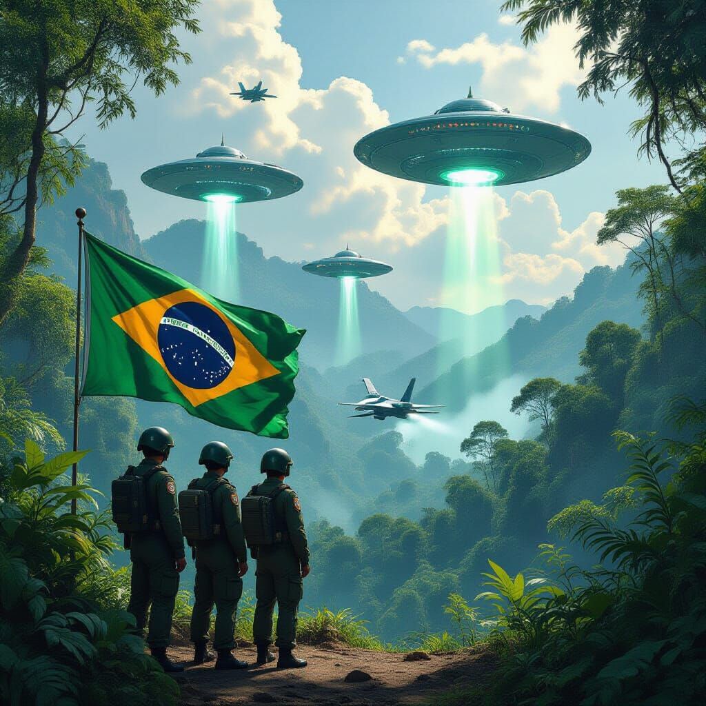 Brazilian Soldiers, Aliens, and Flying Saucers in Amazon