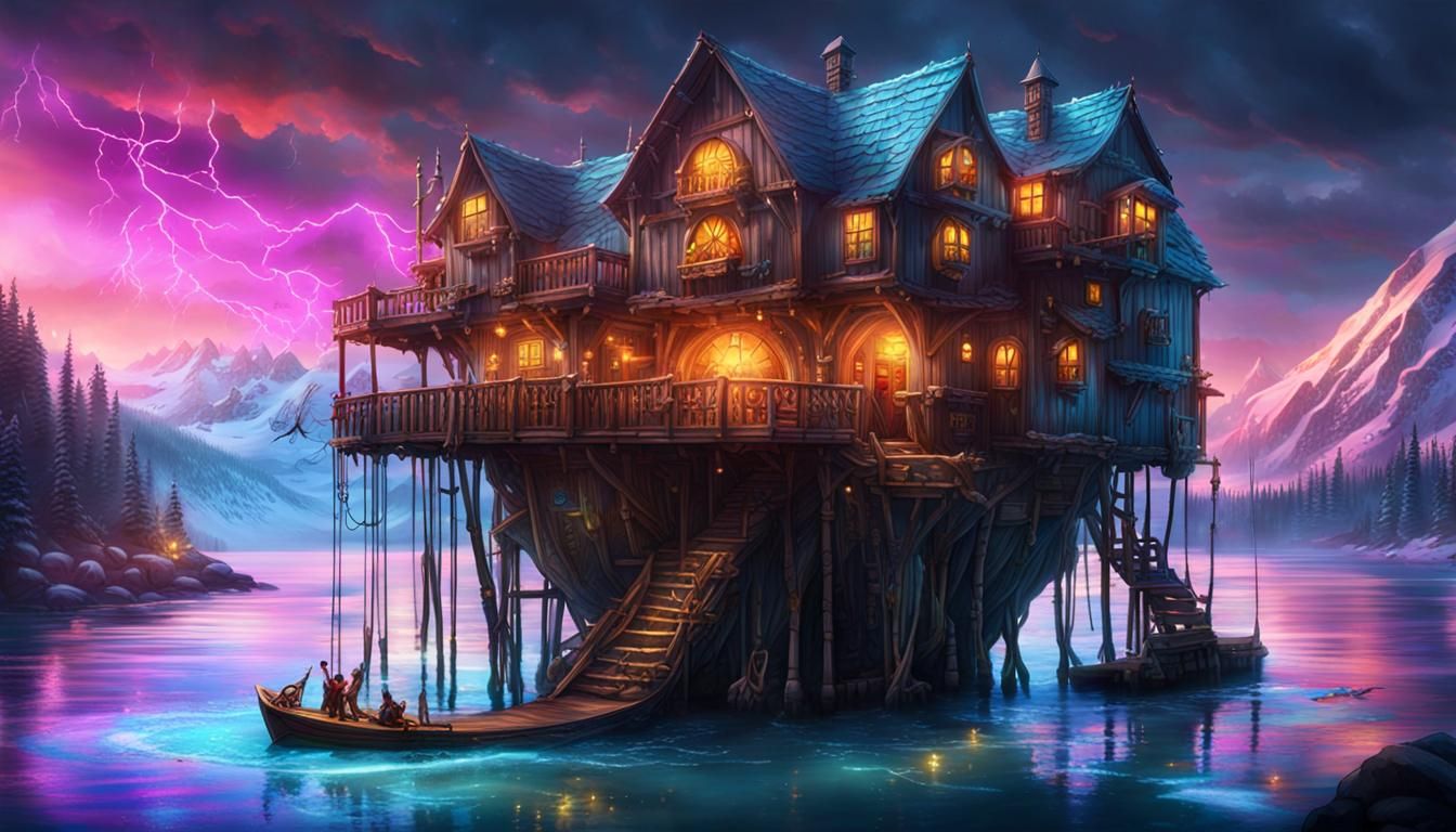 Fantasy Lake Stilt House