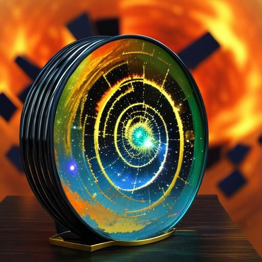 Spectacular Spiral Galaxies and Mirror Shards in 3D