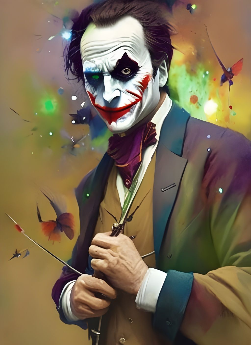 Bob Odenkirk as The Joker: Crayon Caricature