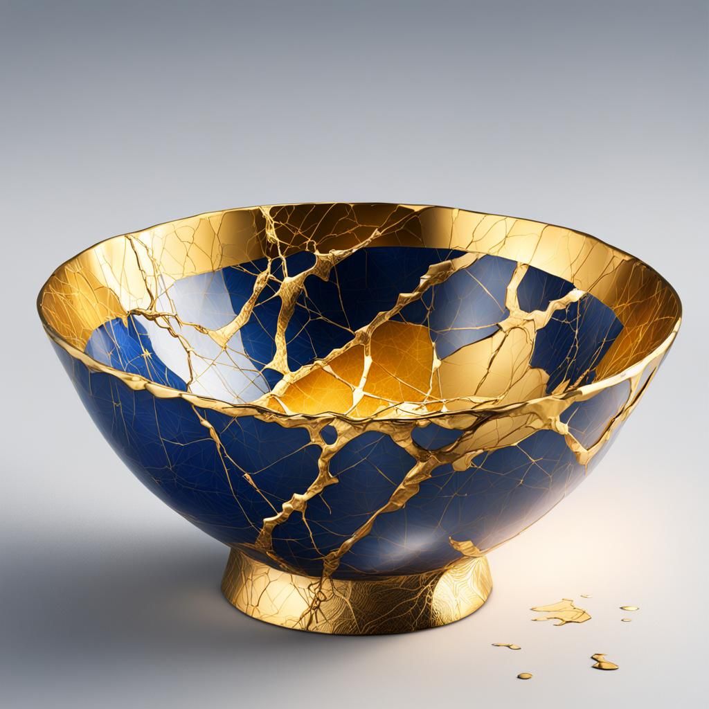 Kintsugi Bowl: The Art of Golden Repair