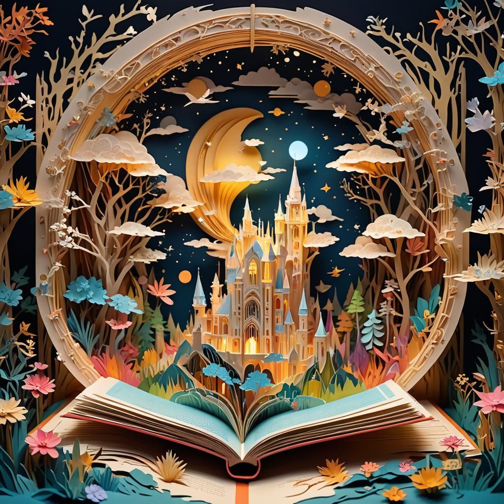 Sci-Fi World Emerges from Pop-Up Book