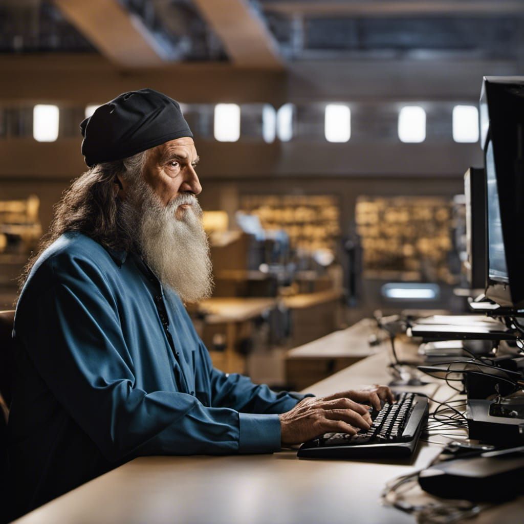 Da Vinci as Computer Programmer: Professional Portrait