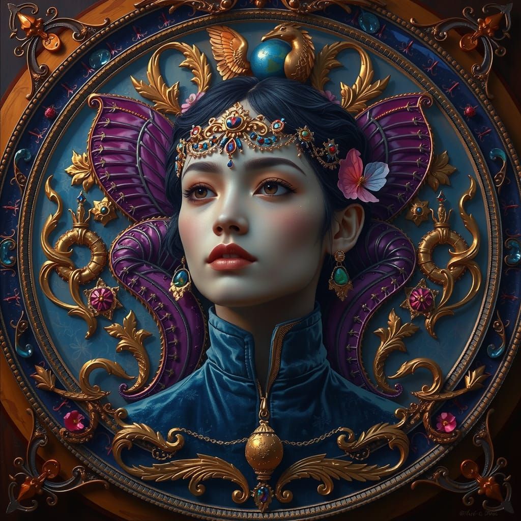 Abstract Concept of Perfection and Beauty