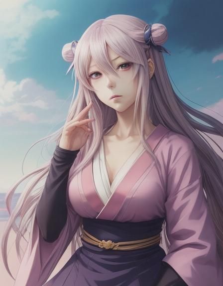 Anime Key Visual of Waifu in Manga Style