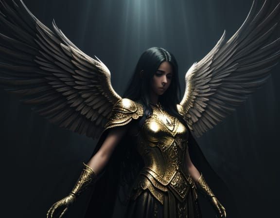 Angel of Despair in Ethereal Chains