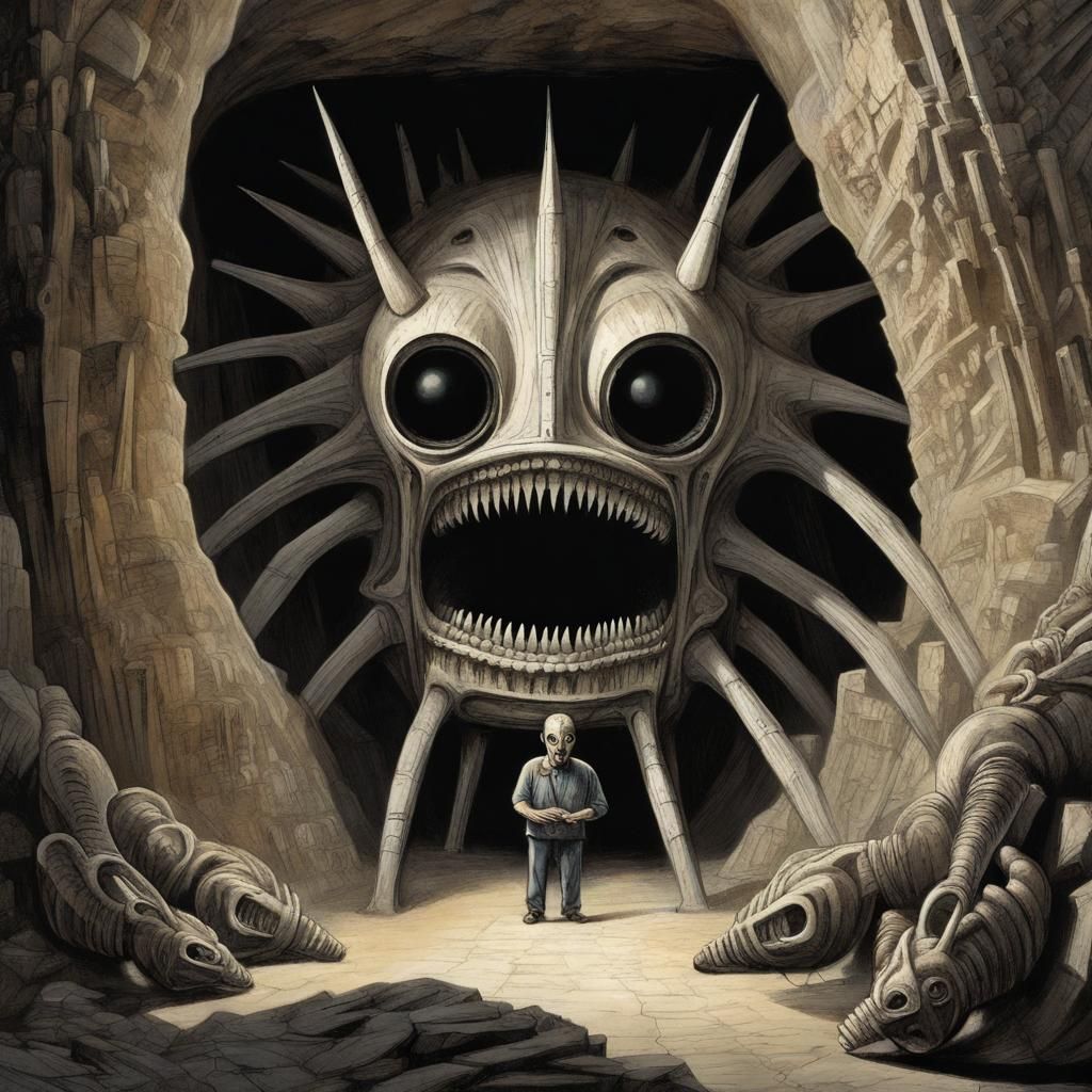 Gigantic clothespin with eyes