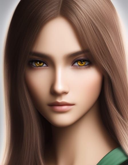 Detailed D&D Portrait of a Young Woman