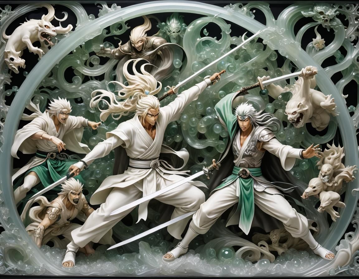 Anime Bleach Battle Panel in Asian Style