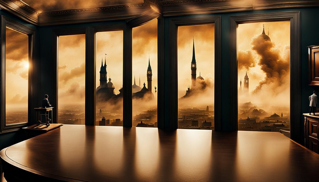 Surreal Cabinet of Curiosities in Mixed Media Collage