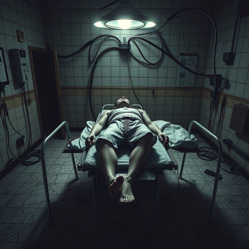 Derelict Medical Facility: Cyberpunk Patient