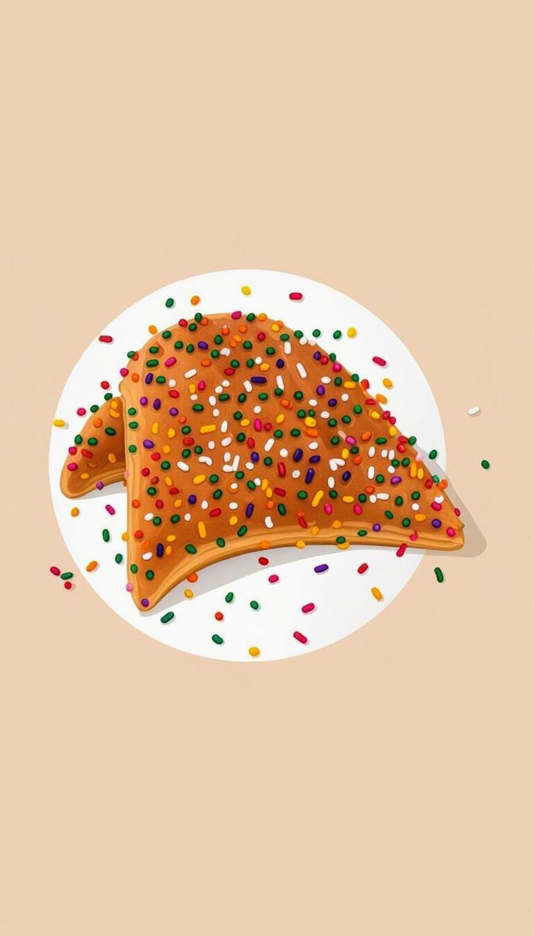 Joyful Dessert Explosion of Vibrant Sprinkles