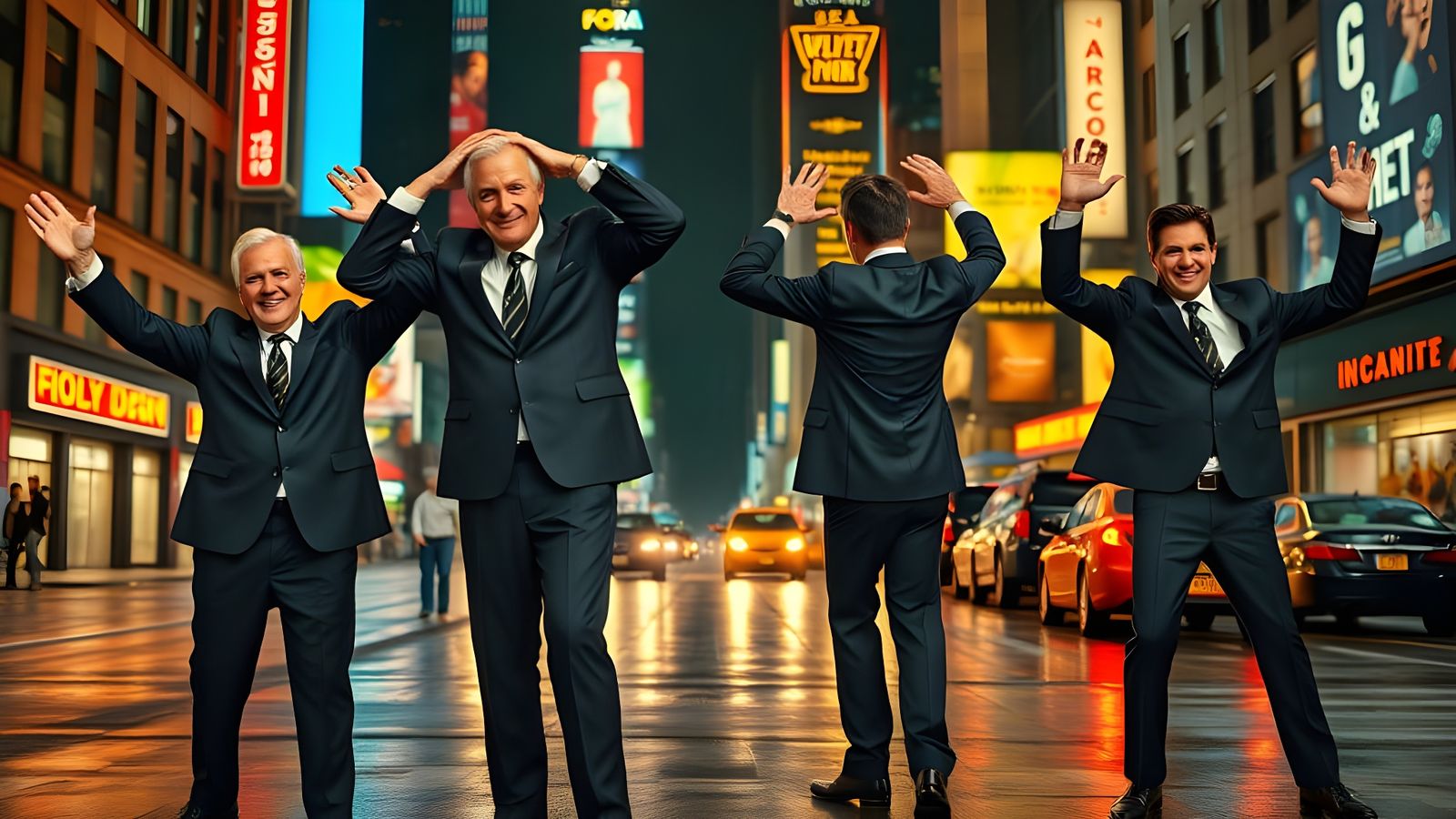 David Letterman Sings YMCA in Iconic Pose