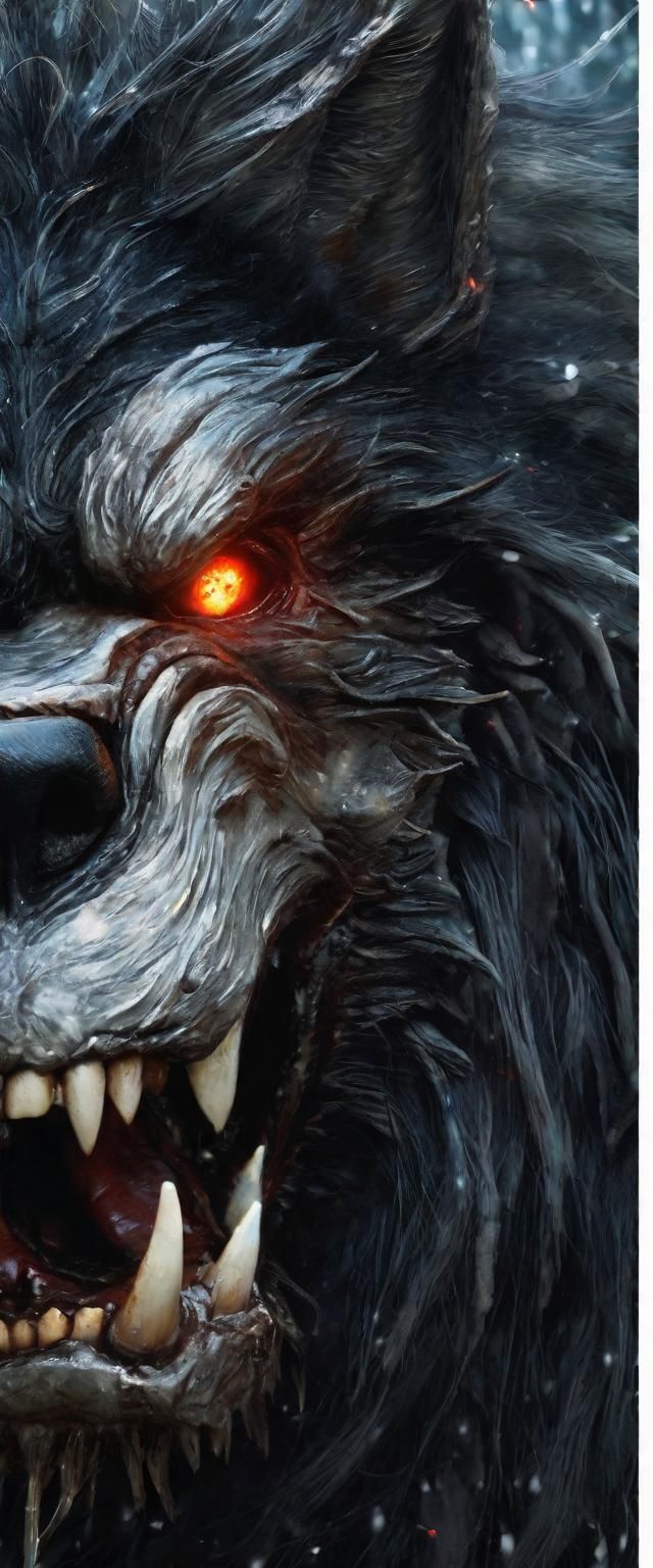 Ferocious Wolf Man's Excruciating Transformation