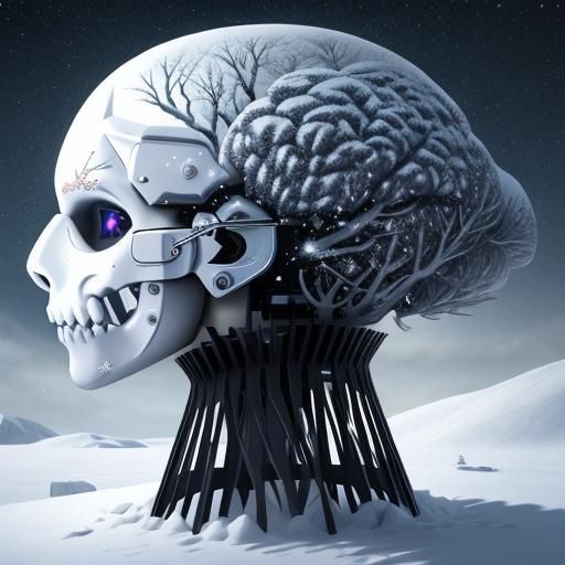 Snow Brain Machine in Winter Fantasy