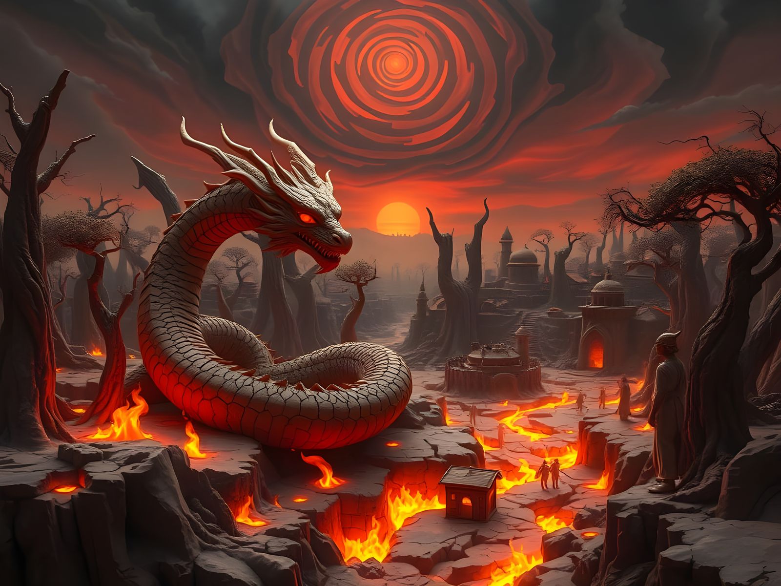 Clayborn Dragon: Fire and Earth