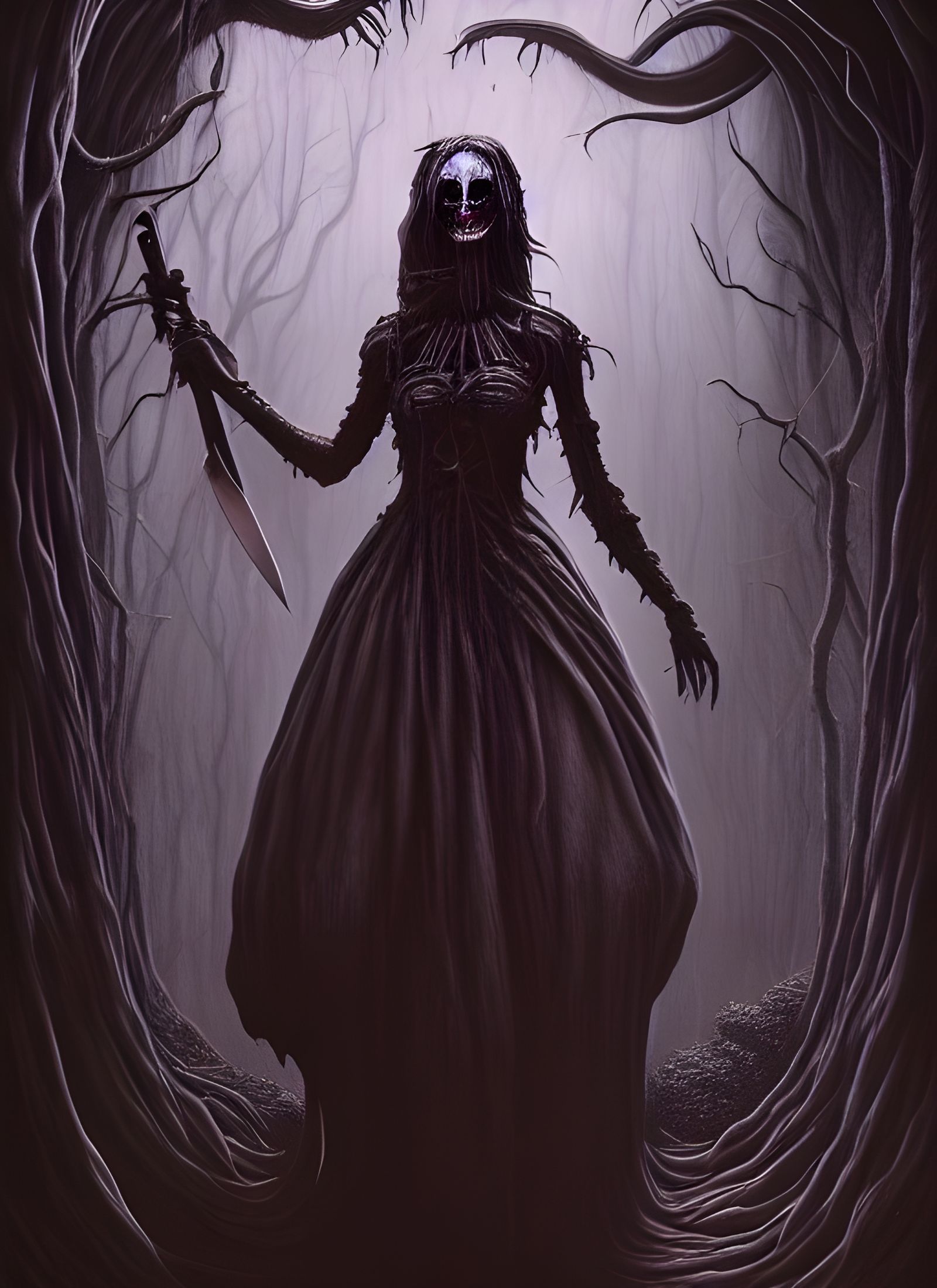 Undead Alice in Dark Wonderland Horror