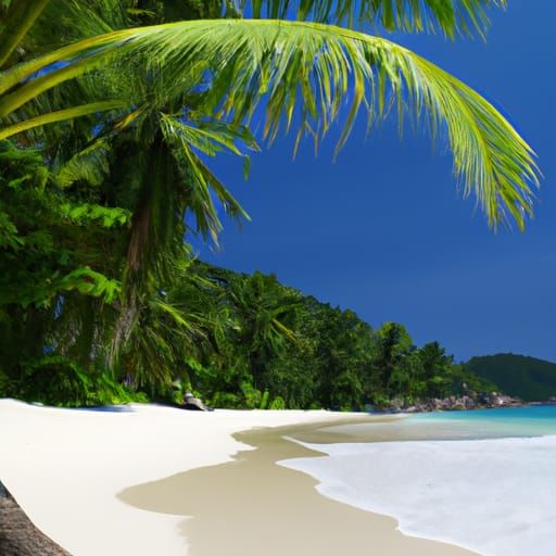 Idyllic Tropical Beach Paradise