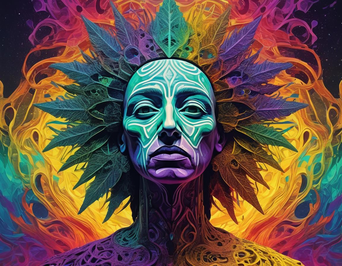 Ethereal Abstract Art in Fairycore Style