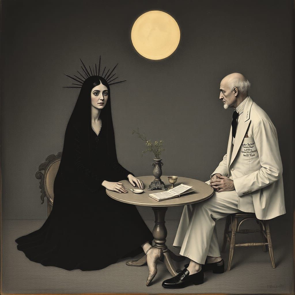 Abstract Art Inspired by Carrington, Fine, and Lewis