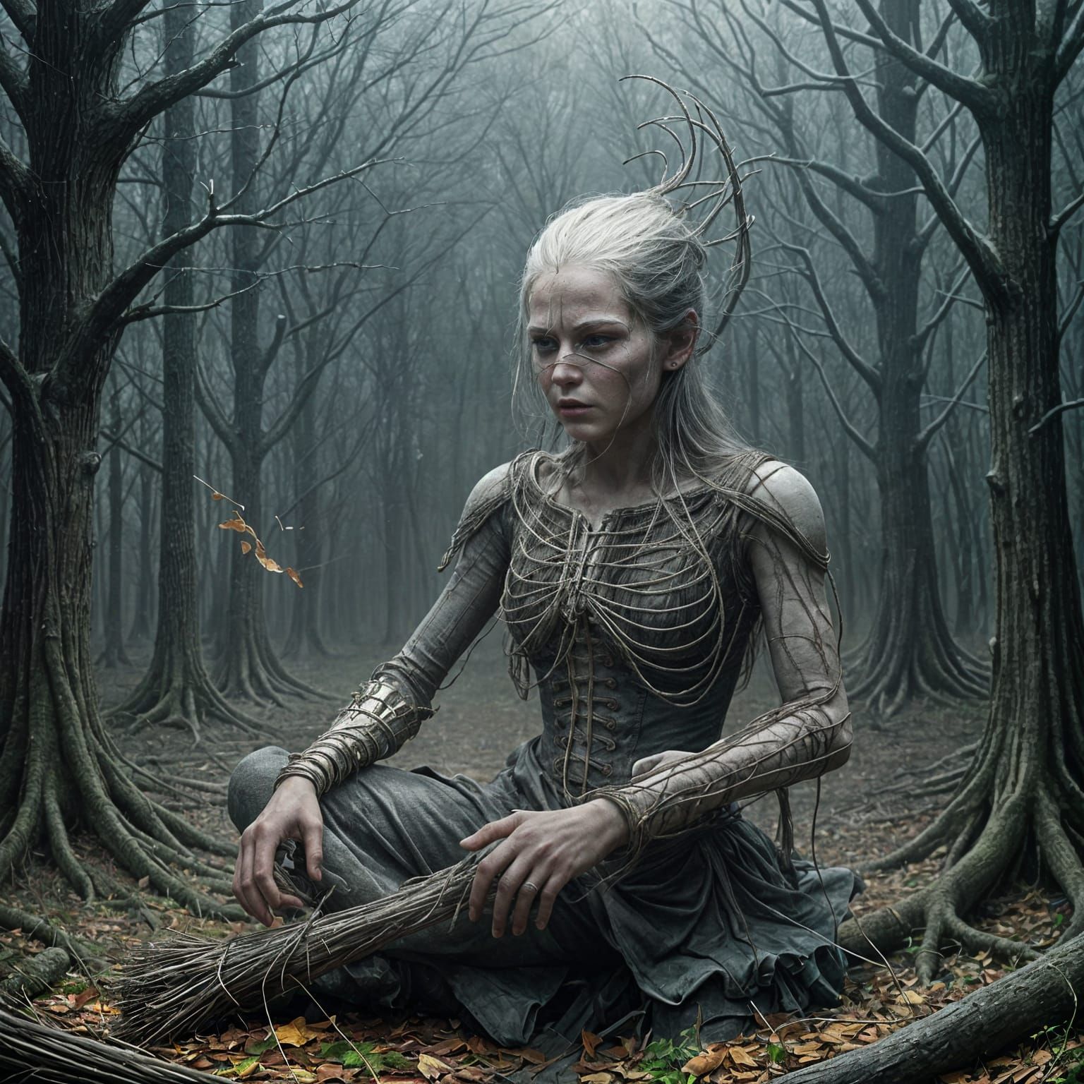 Poetic Whispers in Charcoal