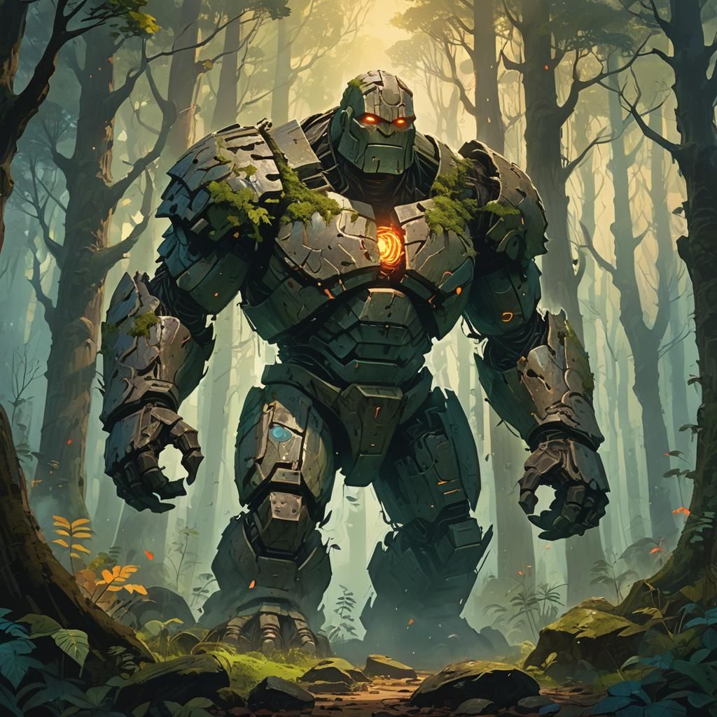 Mystical Forest Golem Brought to Life