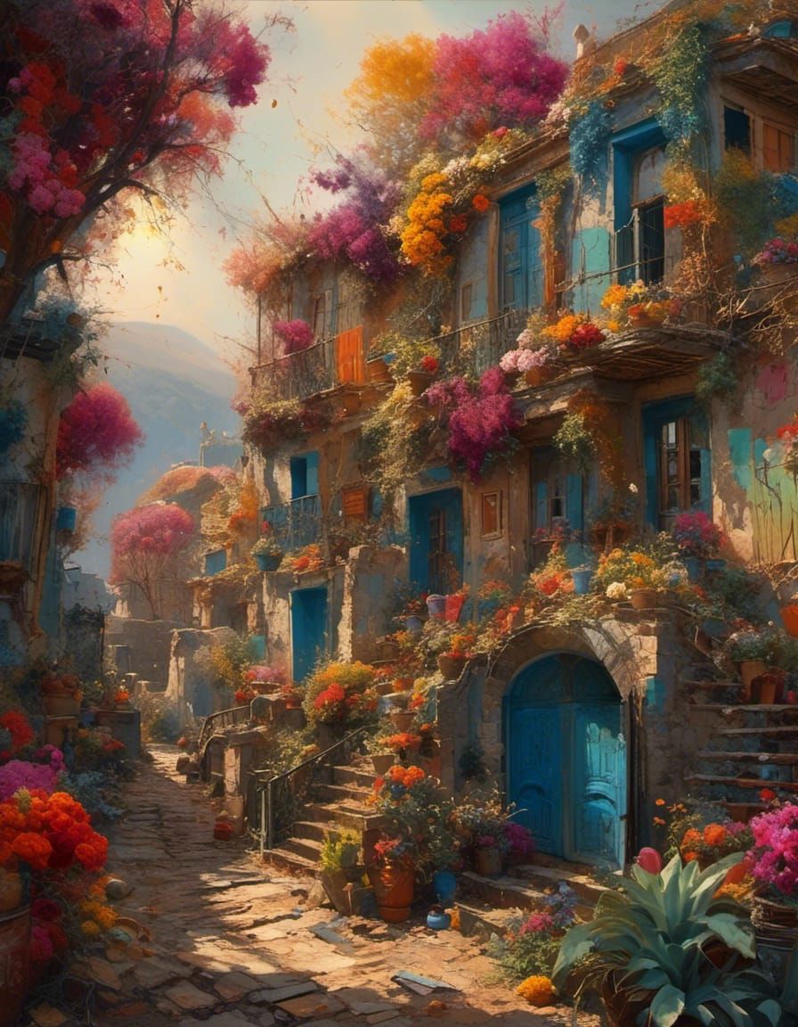 Frida Kahlo Impasto Painting by Scott Naismith