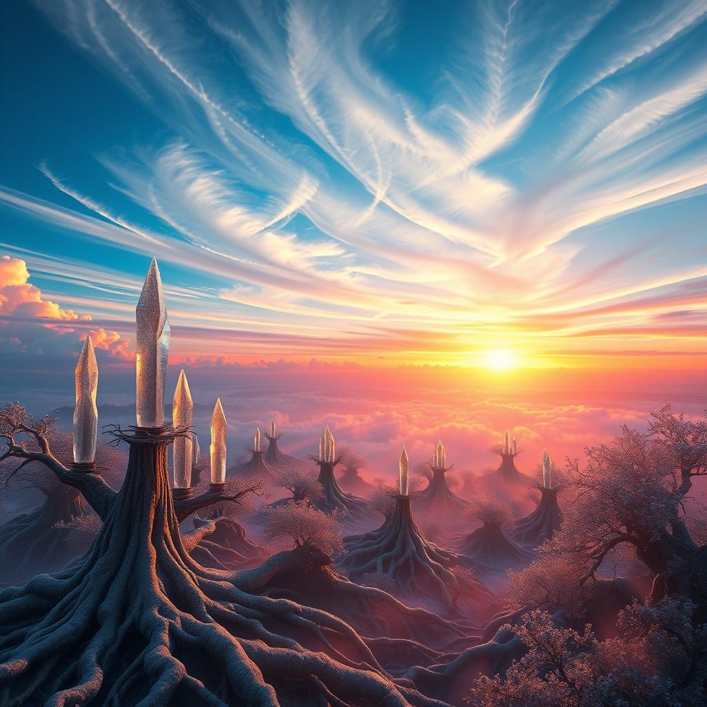 Surreal Horizon Unfolds with Ethereal Glow