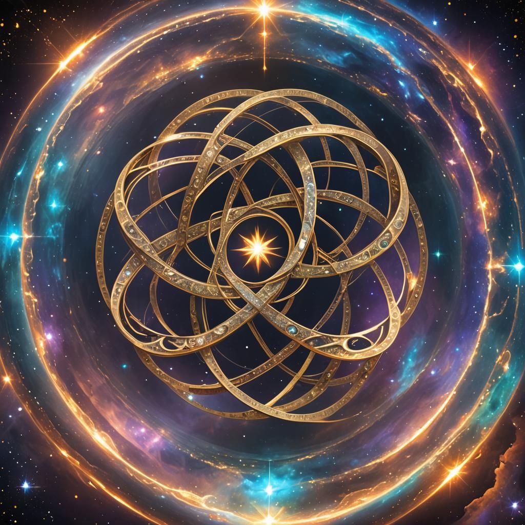 Infinity Symbol with Mages Altering Reality