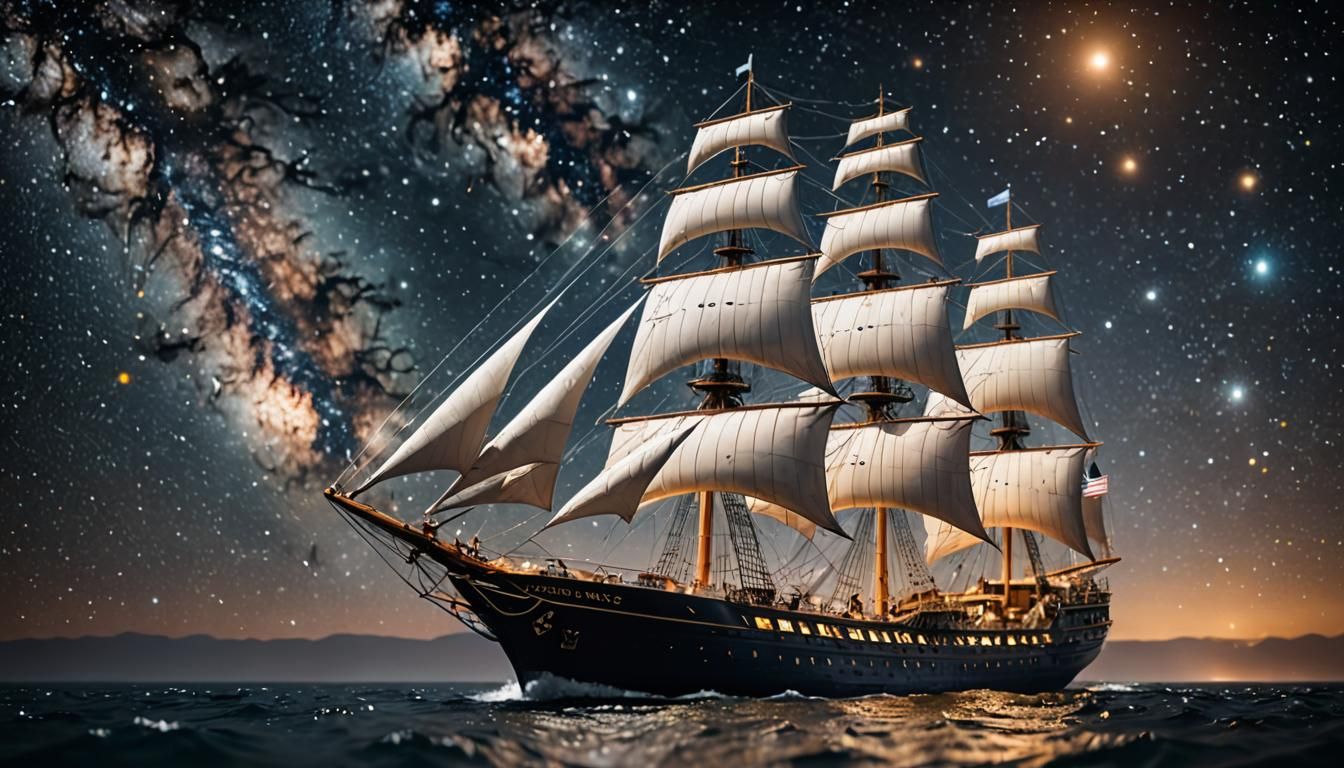 Sailing the Stars: A Celestial Voyage