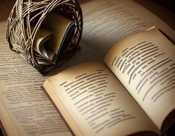 Intricate Tales Woven on Weathered Pages