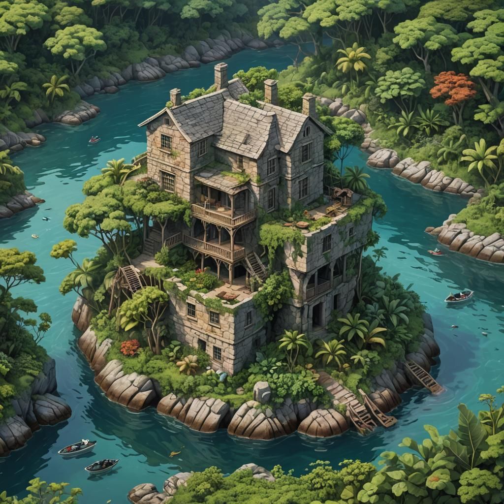 Ocean Island Stone House: A Natural Habitat